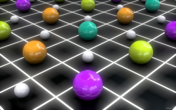 Картинка 3д+графика шары+ balls фон шары
