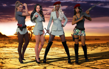 Картинка 3д+графика фантазия+ fantasy взгляд девушки фон