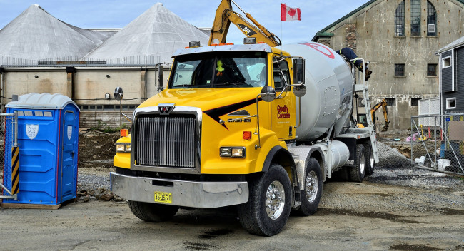 Обои картинки фото автомобили, western star, миксер