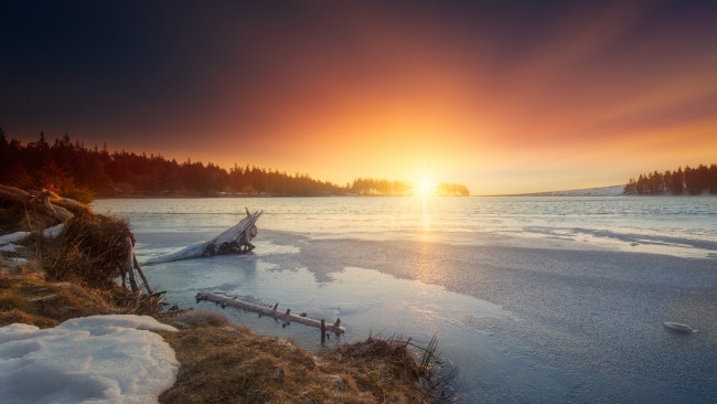 Обои картинки фото природа, восходы, закаты, рассвет