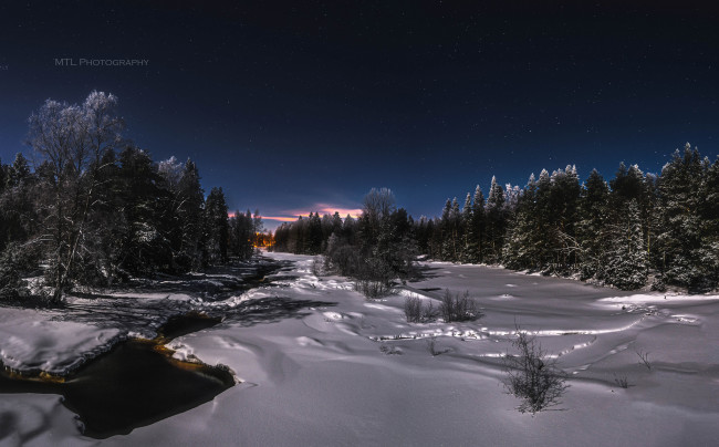 Обои картинки фото природа, зима, снег, лес