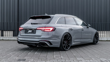 Картинка abt+audi+rs4+2018 автомобили audi серый 2018 rs4 abt