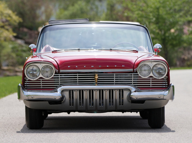 Обои картинки фото plymouth belvedere convertible 1957, автомобили, plymouth, belvedere, convertible, 1957