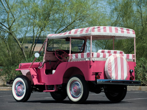 Обои картинки фото willys jeep surrey 1959, автомобили, willys, jeep, surrey, 1959