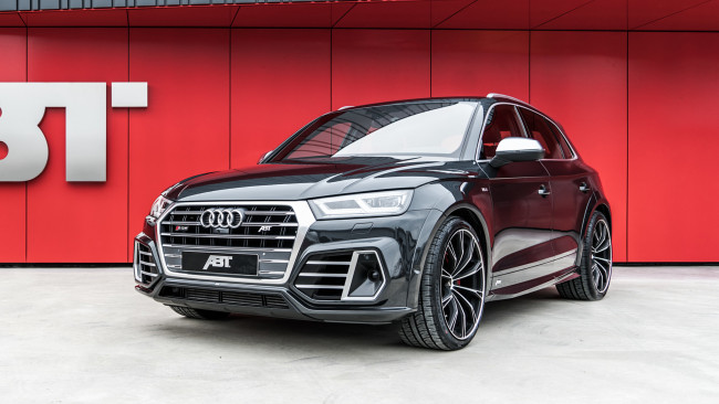 Обои картинки фото abt audi sq5 2018, автомобили, audi, abt, sq5, 2018, чёрный