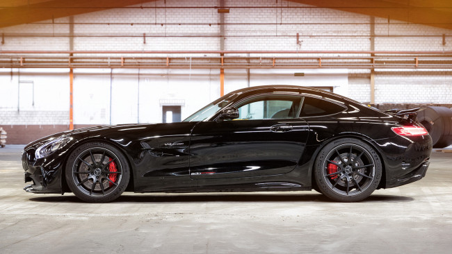 Обои картинки фото edo competition mercedes-benz amg gt-r 2018, автомобили, mercedes-benz, чёрный, 2018, gt-r, amg, edo, competition