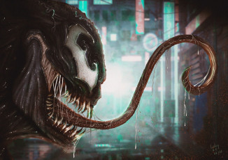 Картинка рисованное кино веном