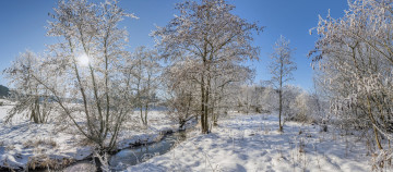 Картинка природа зима простор