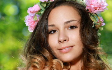 Картинка arina+f девушки -unsort+ лица +портреты портрет arina f макияж красотка улыбка лицо шатенка модель девушка