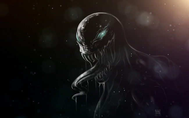 Обои картинки фото рисованное, кино, веном