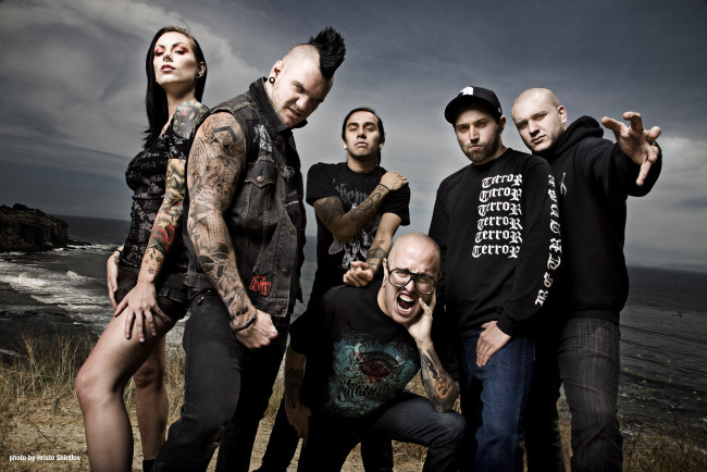 Обои картинки фото музыка, winds of plague, группа