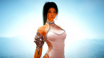 Картинка 3д+графика фантазия+ fantasy униформа взгляд фон девушка