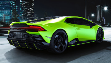 обоя lamborghini huracan evo fluo capsule 2020, автомобили, lamborghini, huracan, evo, fluo, capsule, 2020