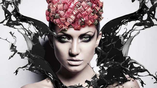 Обои картинки фото красотка, девушки, - креатив,  косплей, девушка, красивая, супер, секси, няша, нежная, классная, модница, лапочка, мадам