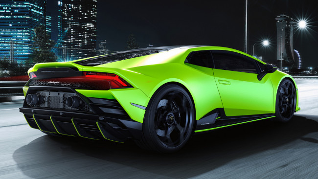 Обои картинки фото lamborghini huracan evo fluo capsule 2020, автомобили, lamborghini, huracan, evo, fluo, capsule, 2020