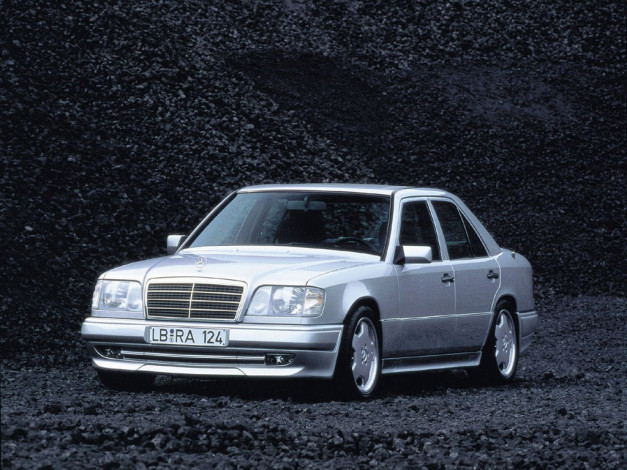 Обои картинки фото mercedes, benz, amg, e36, w124, автомобили