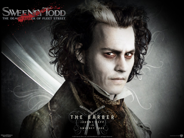 Обои картинки фото sweeney, todd, the, demon, barber, of, fleet, street, кино, фильмы