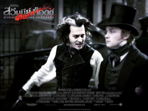 Обои картинки фото sweeney, todd, the, demon, barber, of, fleet, street, кино, фильмы