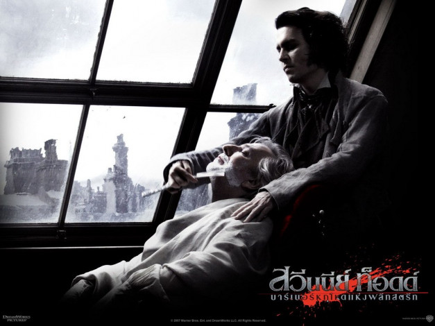 Обои картинки фото sweeney, todd, the, demon, barber, of, fleet, street, кино, фильмы