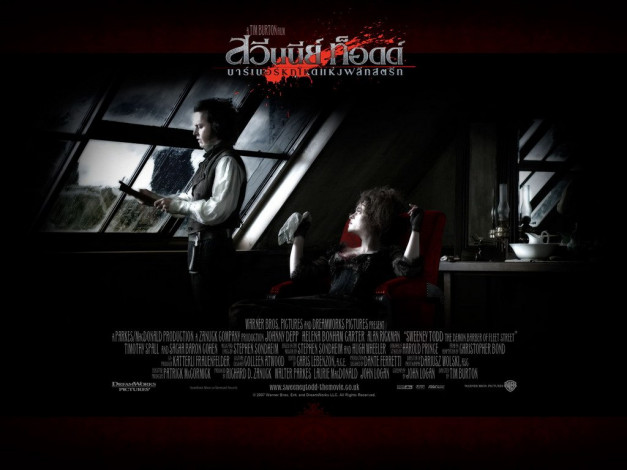 Обои картинки фото sweeney, todd, the, demon, barber, of, fleet, street, кино, фильмы