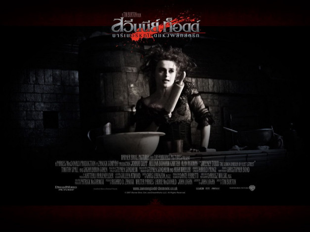 Обои картинки фото sweeney, todd, the, demon, barber, of, fleet, street, кино, фильмы