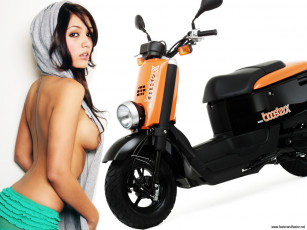 Картинка мотоциклы мото девушкой