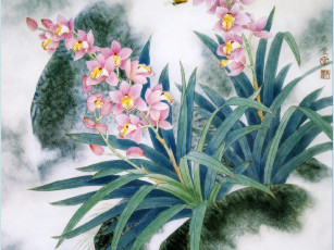 Картинка рисованные цветы