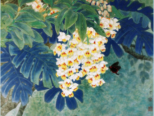 Картинка рисованные цветы