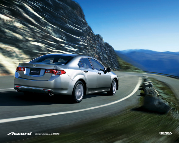 Обои картинки фото автомобили, honda, accord