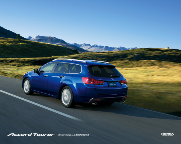 Обои картинки фото автомобили, honda, accord