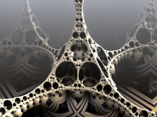 Картинка 3д графика fractal фракталы фон узор