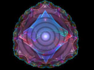 Картинка 3д графика fractal фракталы узор фон