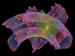 Картинка 3д графика fractal фракталы узор фон