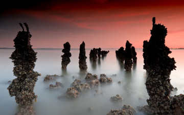 Картинка природа побережье камни волны