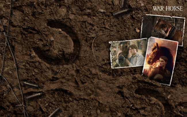 Обои картинки фото war, horse, кино, фильмы, боевой, конь