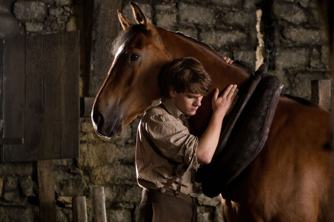 Обои картинки фото war, horse, кино, фильмы, боевой, конь