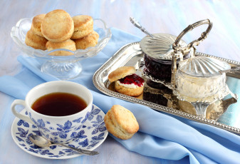 Картинка еда напитки Чай пирожные чай