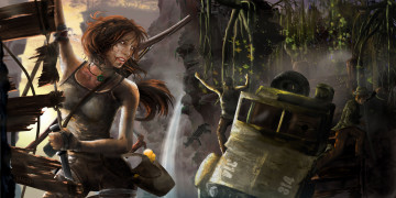 Картинка видео игры tomb raider 2013 lara croft арт