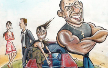 Картинка рисованные люди улыбка мужчины девушки