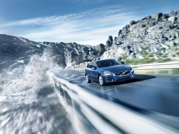 Обои картинки фото 2011, volvo, v60, автомобили
