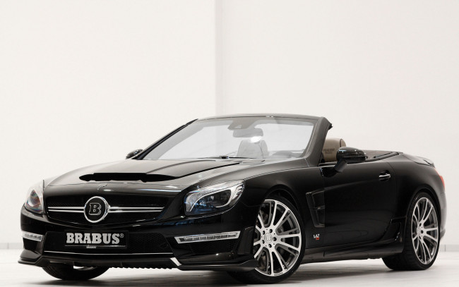 Обои картинки фото автомобили, brabus, sports, car, sl65, amg, modified, version, 800, benz, the