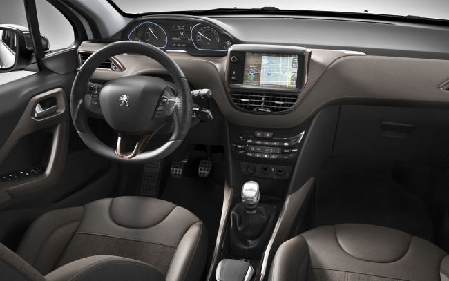 Обои картинки фото автомобили, спидометры, торпедо, peugeot