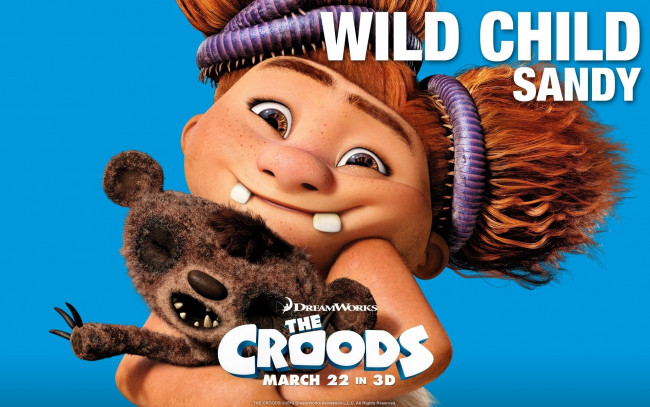 Обои картинки фото the, croods, мультфильмы, семейка, крудс
