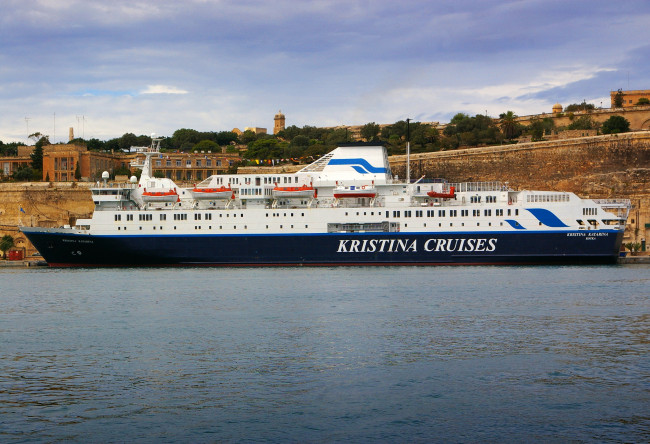 Обои картинки фото kristina, katarina, корабли, лайнеры, лайнер, круиз