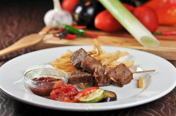 Картинка еда шашлык +барбекю продукты снедь яства