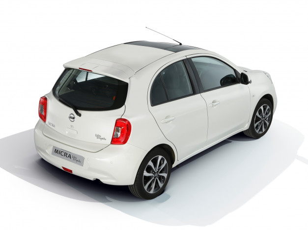 Обои картинки фото автомобили, nissan, datsun, lempicka, k13, 2014, светлый, lolita, micra