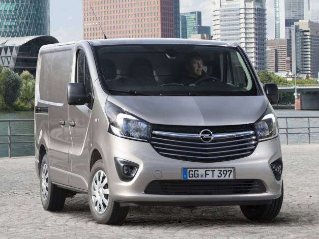 Обои картинки фото автомобили, opel, 2014светлый, vivaro