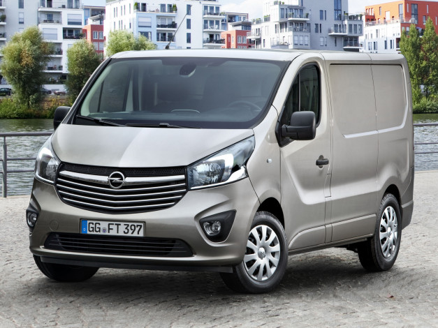 Обои картинки фото автомобили, opel, 2014светлый, vivaro