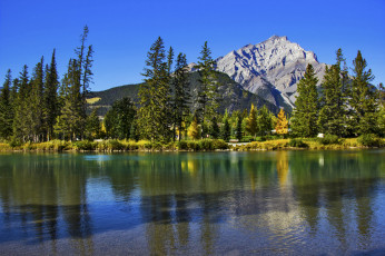 Картинка природа реки озера горы озеро деревья