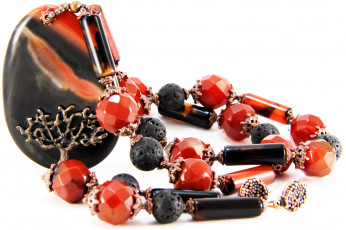 Картинка разное украшения +аксессуары +веера серьги ожерелье украшение бижутерия фон бусы